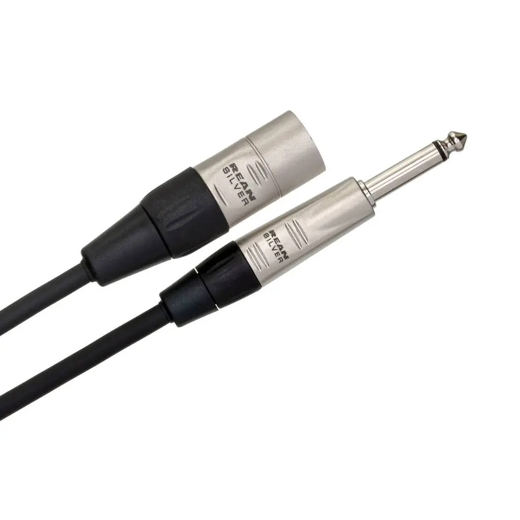 Hosa Technology Rean 1/4 In Ts To Xlr3m Pro Unbalanced Interconnect Cable 3Ft 2