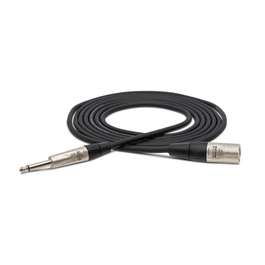 Hosa Technology Rean 1/4 In Ts To Xlr3m Pro Unbalanced Interconnect Cable 15Ft 1