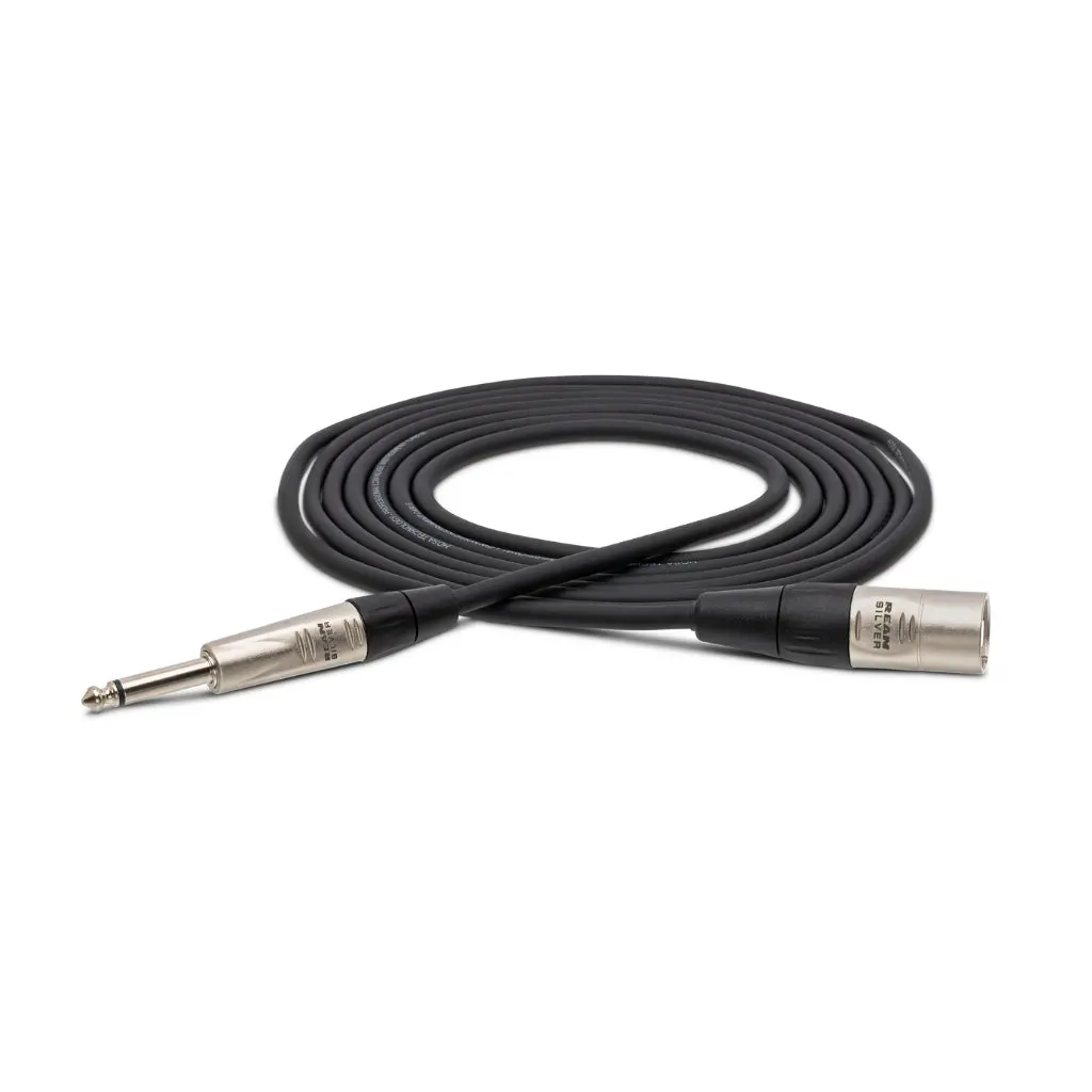 Hosa Technology Rean 1/4 In Ts To Xlr3m Pro Unbalanced Interconnect Cable 20Ft 1