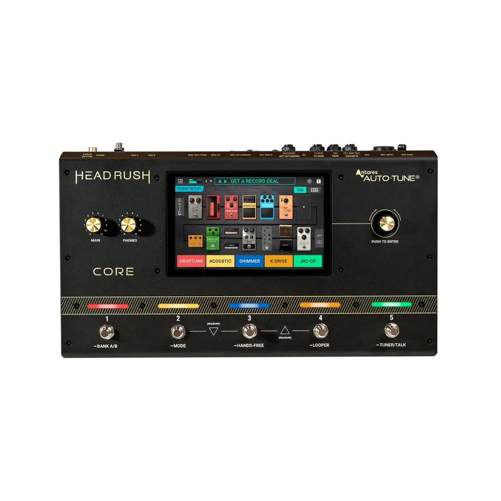 Headrush Core Compact Fx Pedalboard W Mic In , Wifi And Bluetooth 1