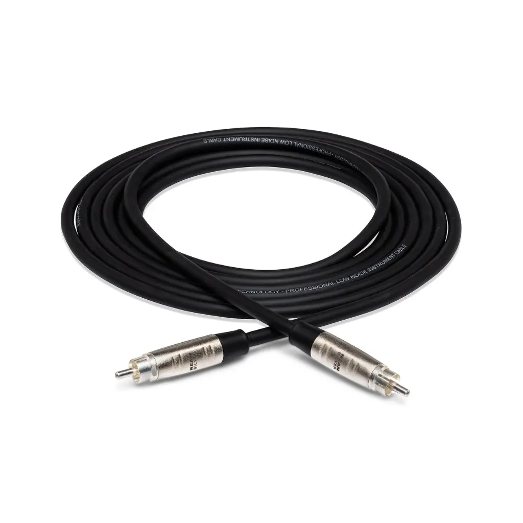 Hosa Technology Rean Rca To Same Pro Unbalanced Interconnect Cable 3Ft 1