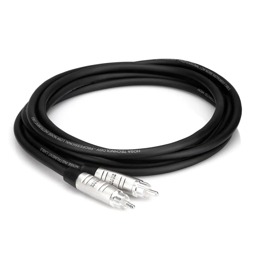 Hosa Technology Rean Rca To Same Pro Unbalanced Interconnect Cable 15Ft 1