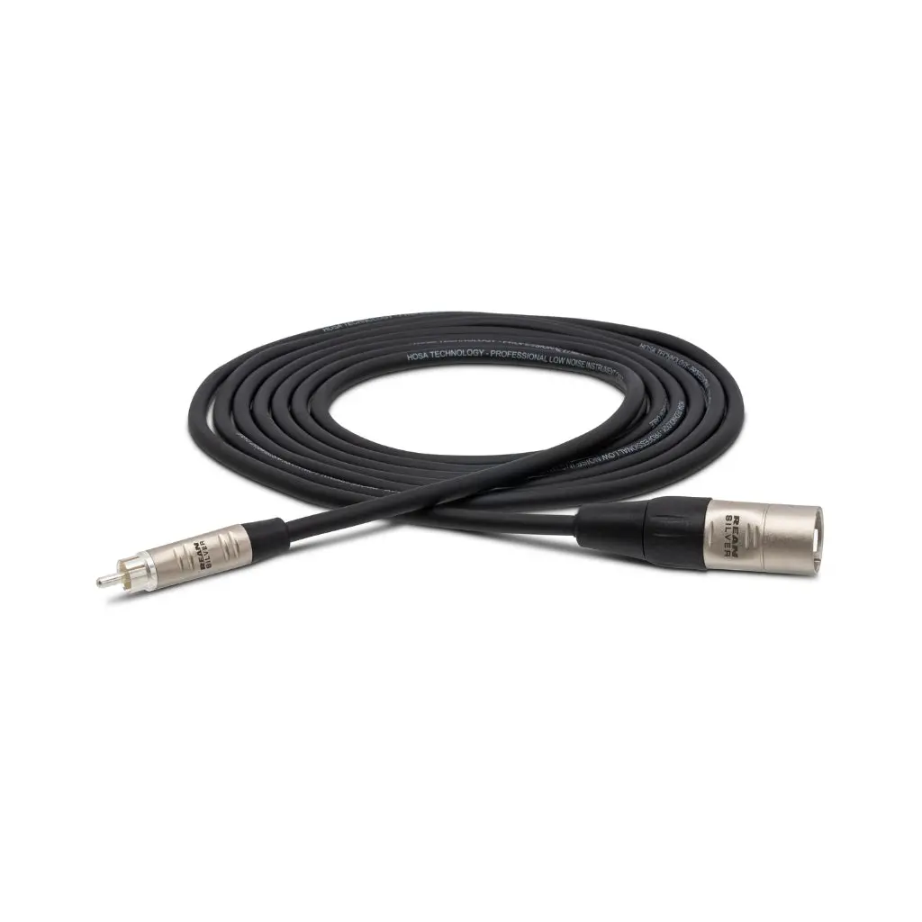 Hosa Technology Rean Rca To Xlr3m Pro Unbalanced Interconnect Cable 5Ft 1