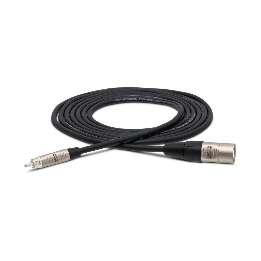 Hosa Technology Rean Rca To Xlr3m Pro Unbalanced Interconnect Cable 10Ft 1
