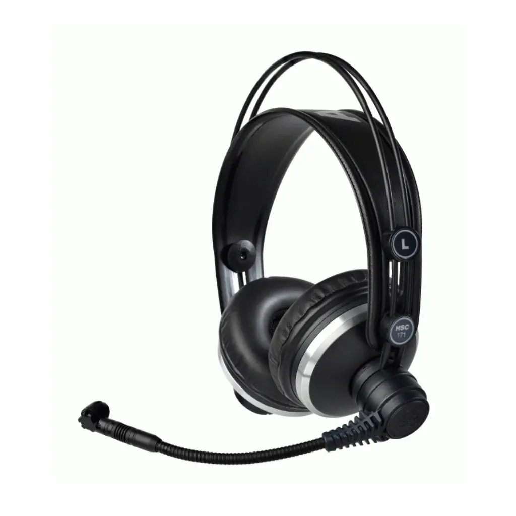 Akg Hsc171 Headset With Condenser Mic Cable Req 1