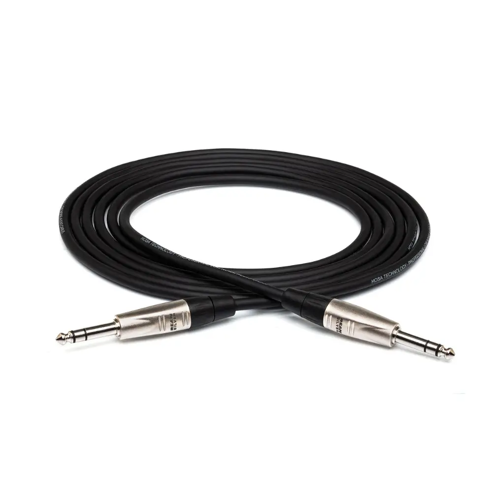 Hosa Technology Rean 1/4 In Trs To Same Pro Balanced Interconnect Cable 3Ft 1