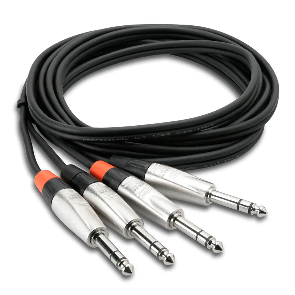 Hosa Technology Pro Dual 1/4 Trs-Same 20 1