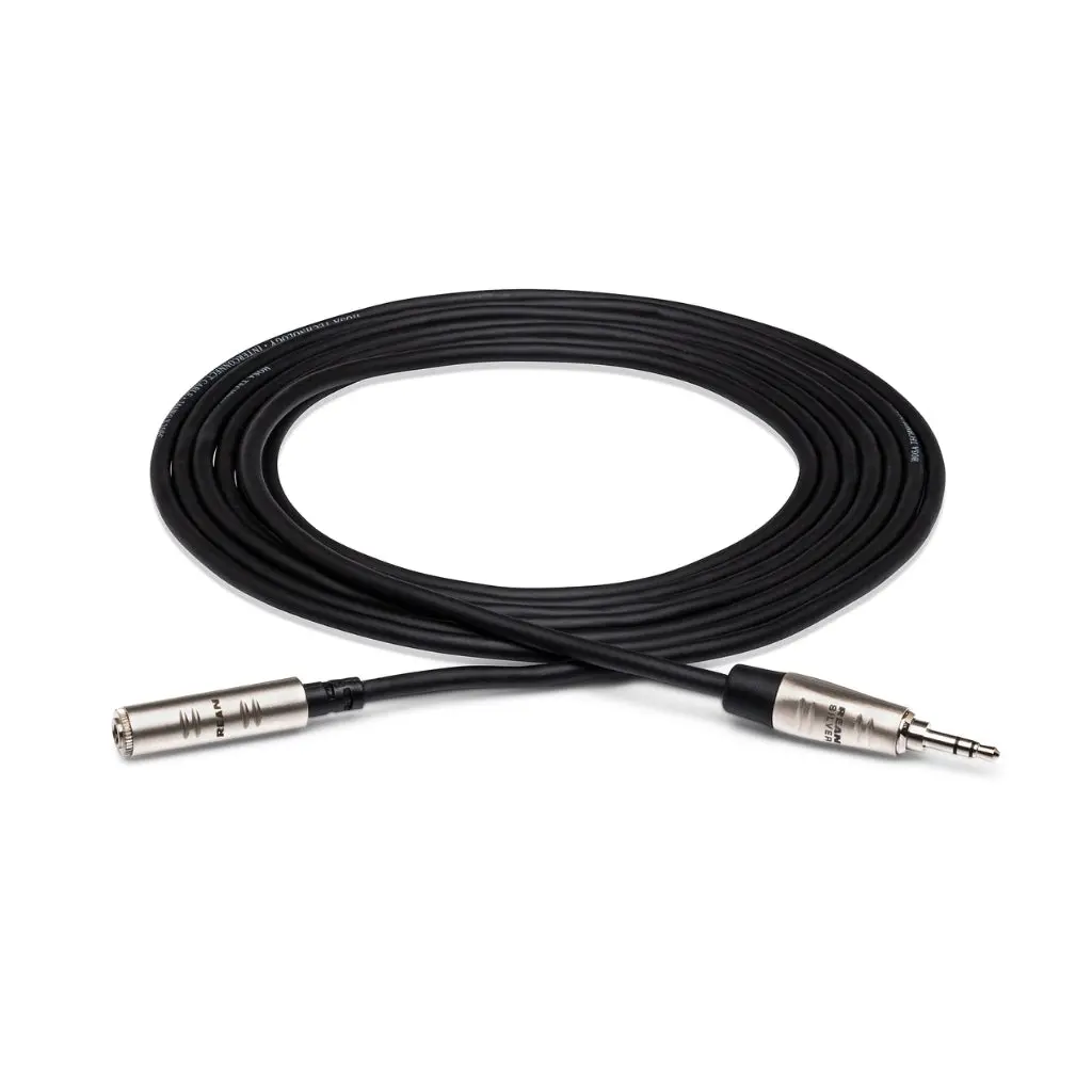 Hosa Technology Rean 3.5 Mm Trs To 3.5 Mm Trs Pro Headphone Extension Cable 5Ft 1