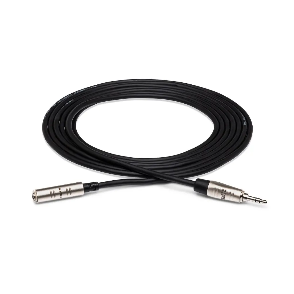 Hosa Technology Rean 3.5 Mm Trs To 3.5 Mm Trs Pro Headphone Extension Cable 10Ft 1
