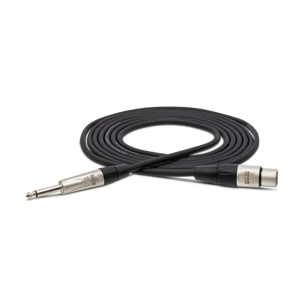 Hosa Technology Rean Xlr3f To 1/4 In Ts Pro Unbalanced Interconnect Cable 20Ft 1