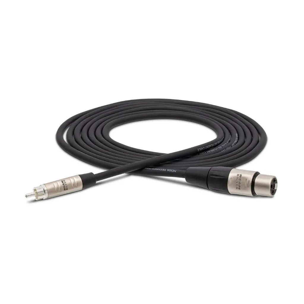 Hosa Technology Rean Xlr3f To Rca Pro Unbalanced Interconnect Cable 10Ft 1