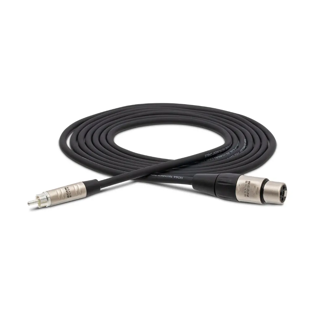 Hosa Technology Rean Xlr3f To Rca Pro Unbalanced Interconnect Cable 20Ft 1