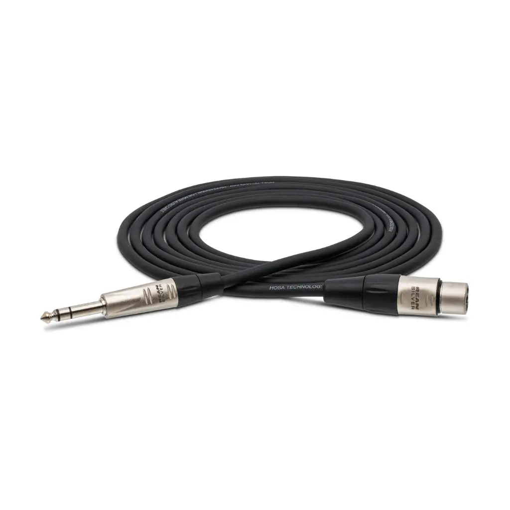 Hosa Technology Rean Xlr3f To 1/4 In Trs Pro Balanced Interconnect Cable 5Ft 1