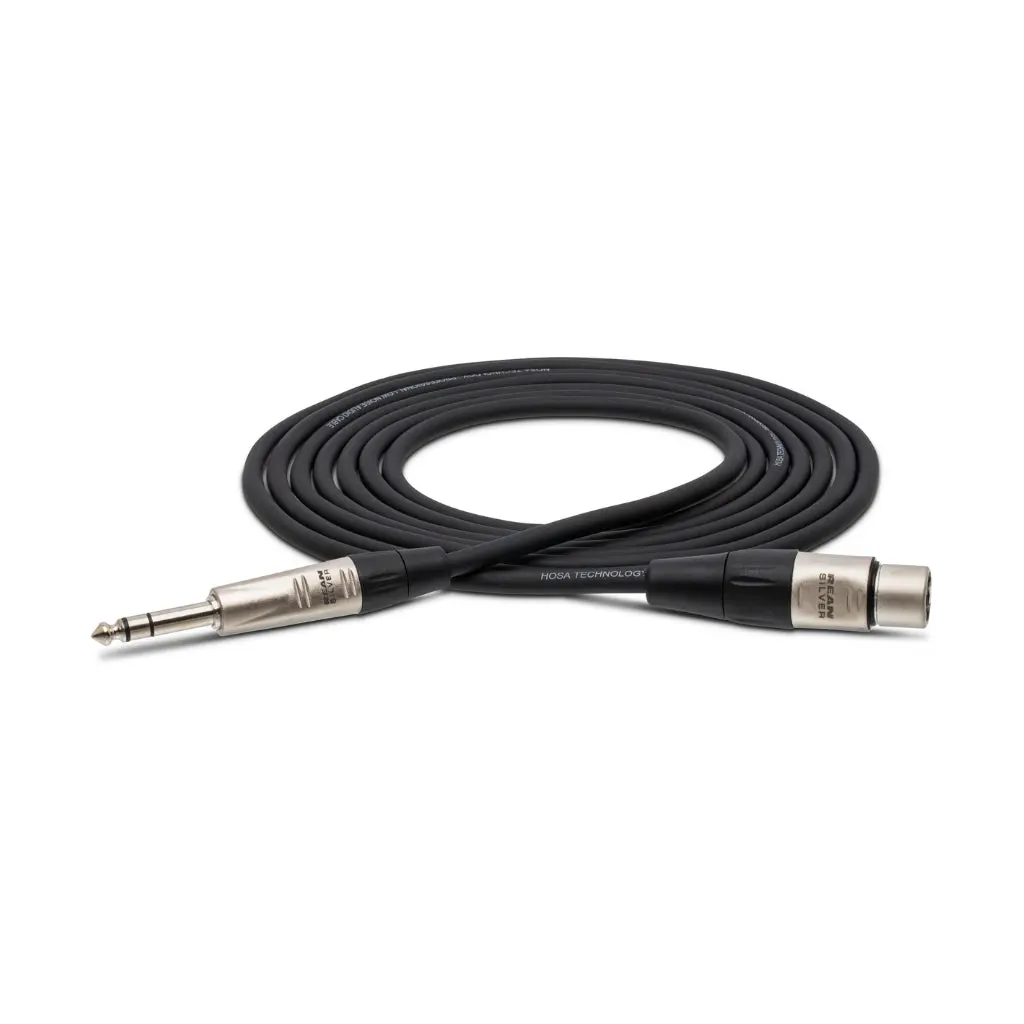 Hosa Technology Rean Xlr3f To 1/4 In Trs Pro Balanced Interconnect Cable 15Ft 1