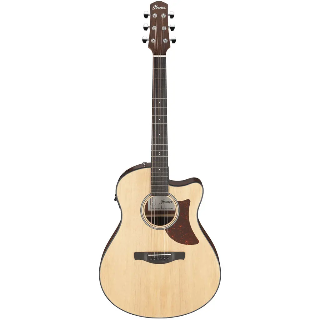 Ibanez Aam50ceopn Electro Acoustic Guitar Open Pore Natural 2