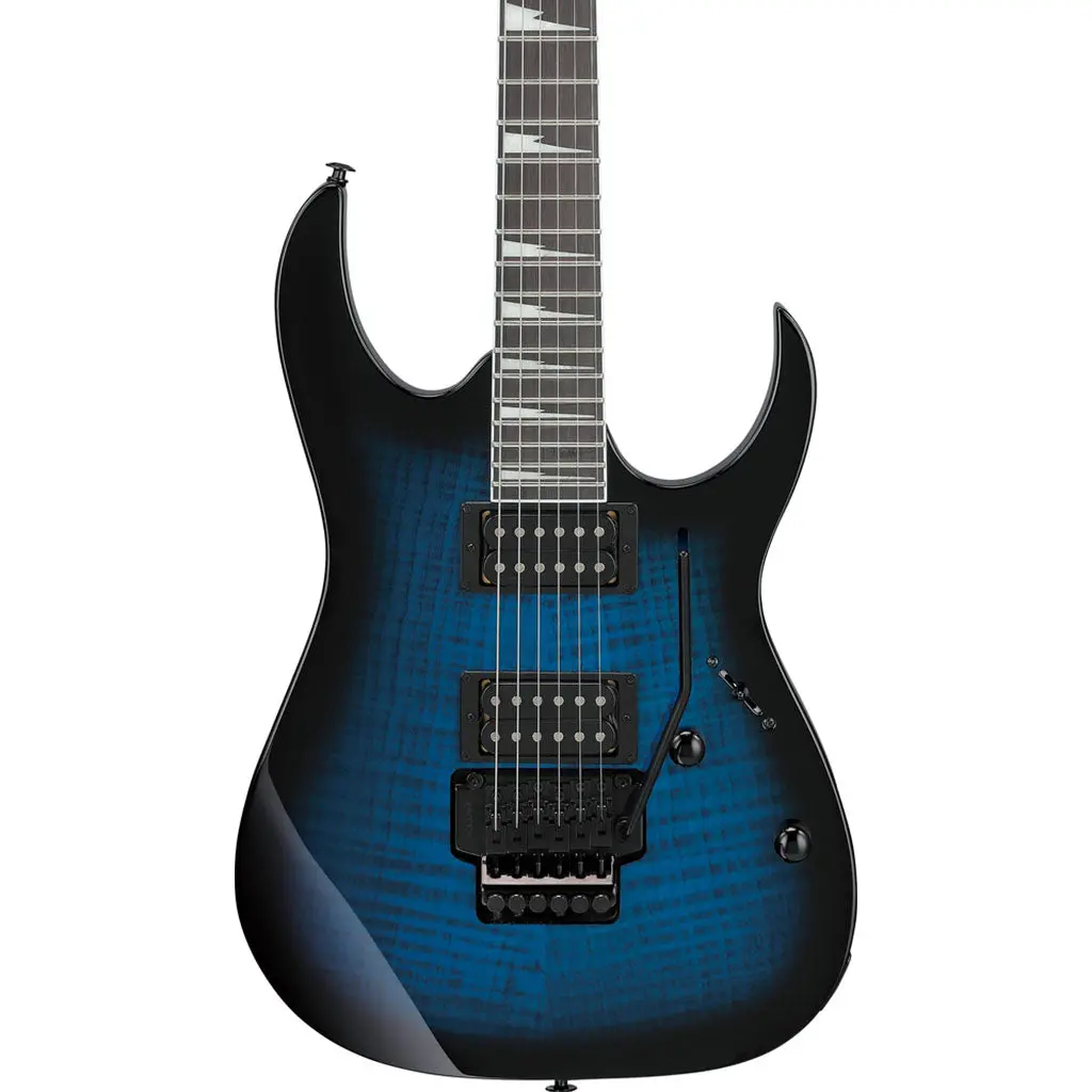 Ibanez Grg320fatbs Electric Guitar Transparent Blue Sunburst 1