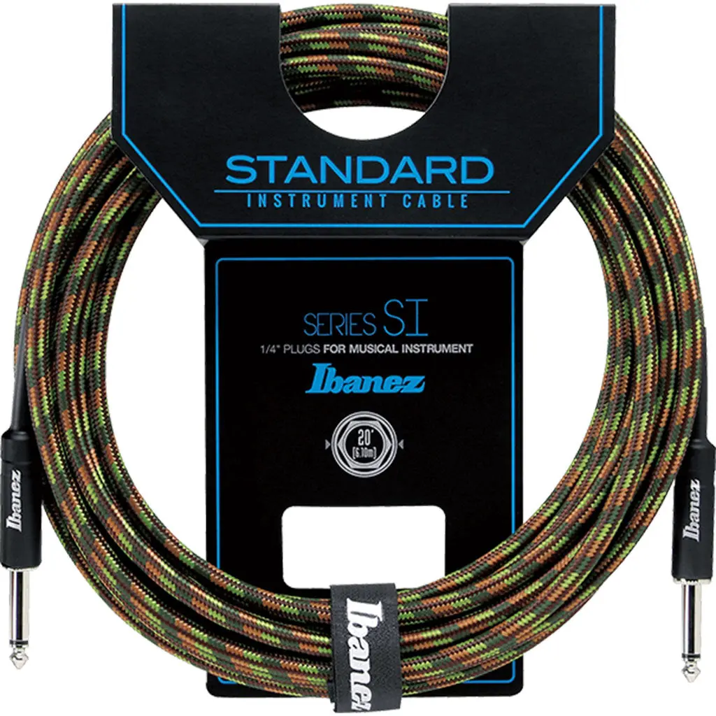 Ibanez Si20 Cgr Guitar Cable - 20Ft Woven 1