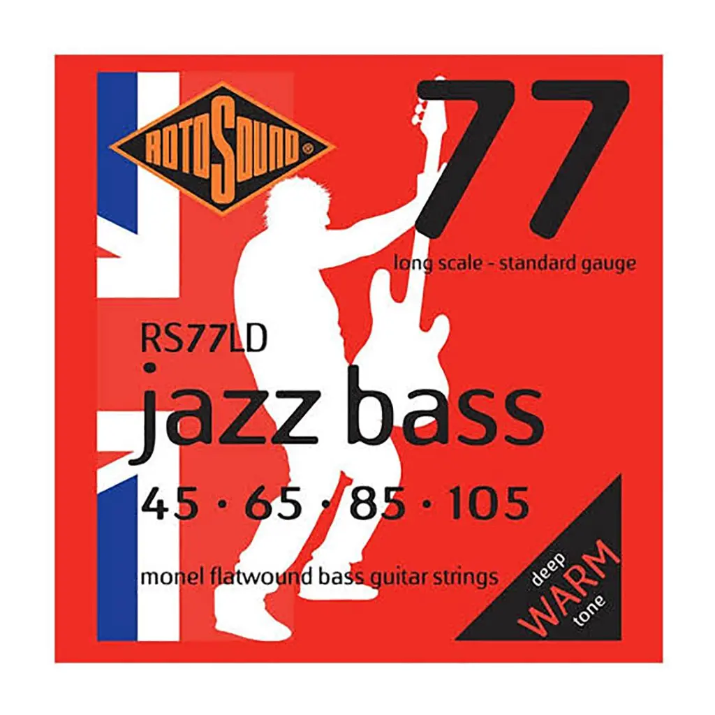Rotosound Rs77ld - Jazz Flat Wound 45 -105 Bass Guitar Strings 1