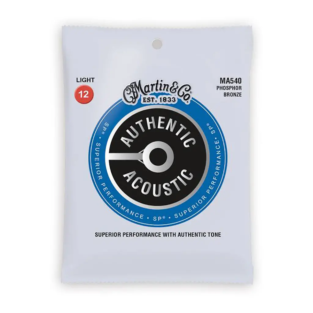 Martin Ma540 - Sp Authentic Light 92/8 12-54 Acoustic Guitar Strings 1