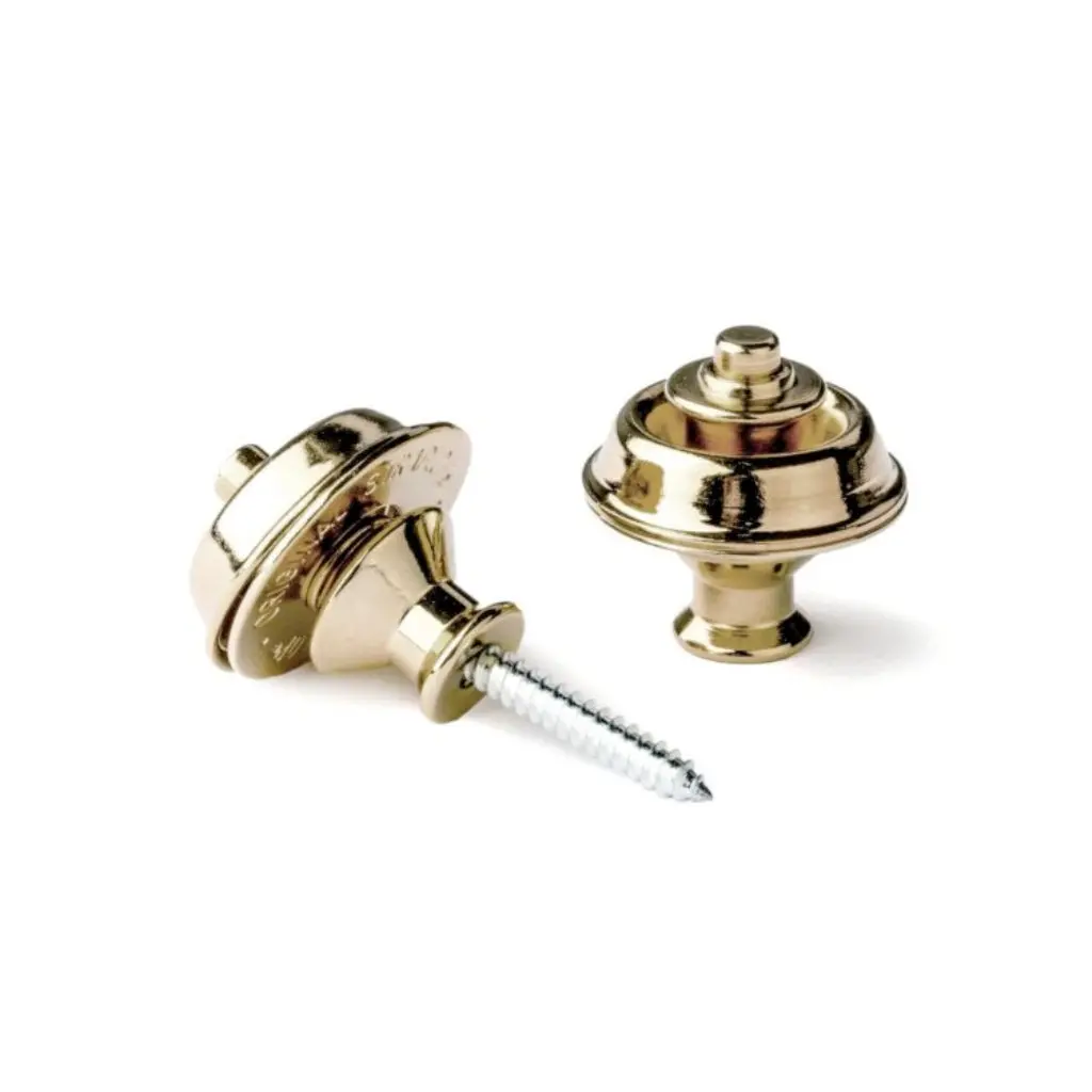 Dunlop J103br Dual Straplock - Brass 1
