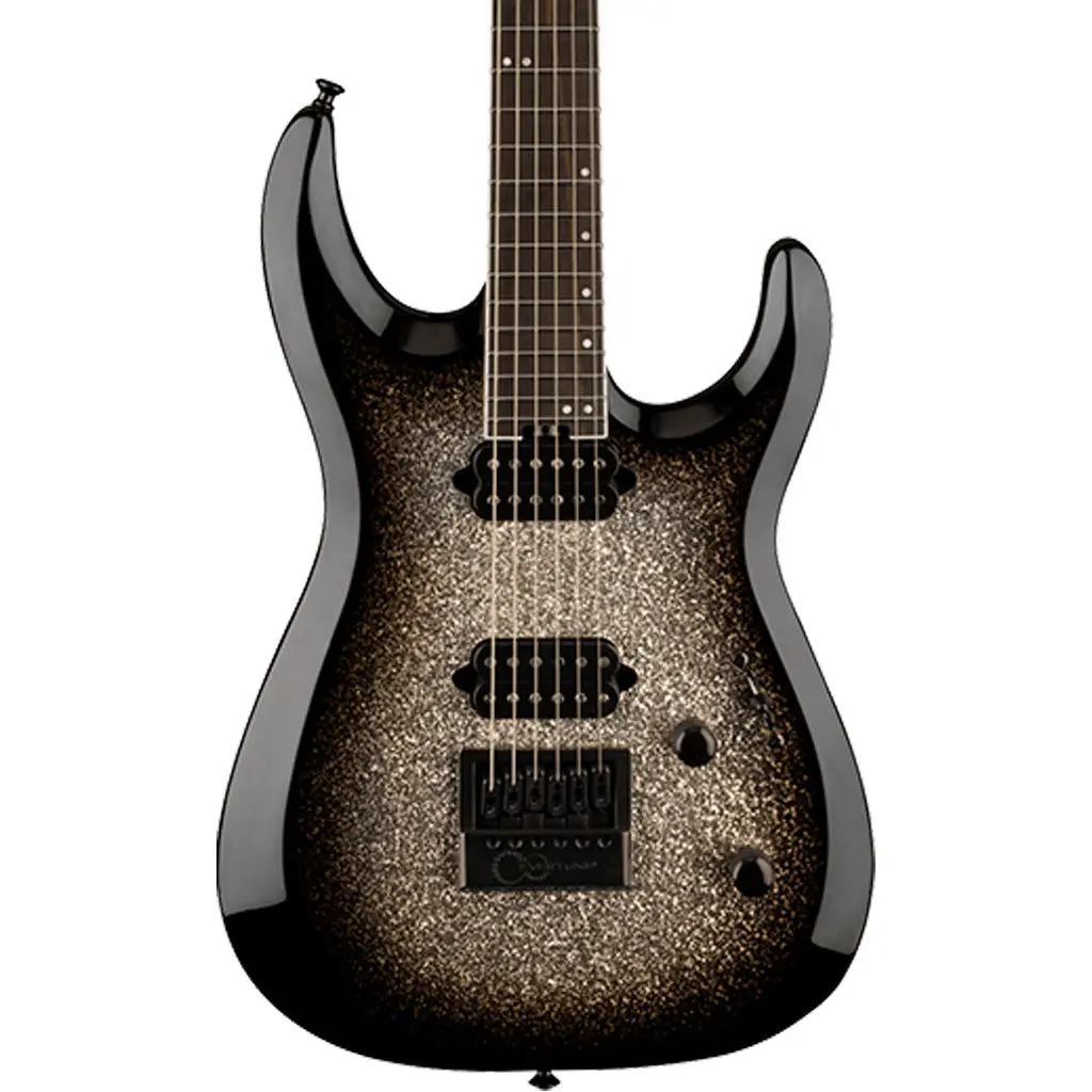 Jackson Pro Plus Series Dk Modern Evertune 6, Ebony Fingerboard, Silver Sparkle 1