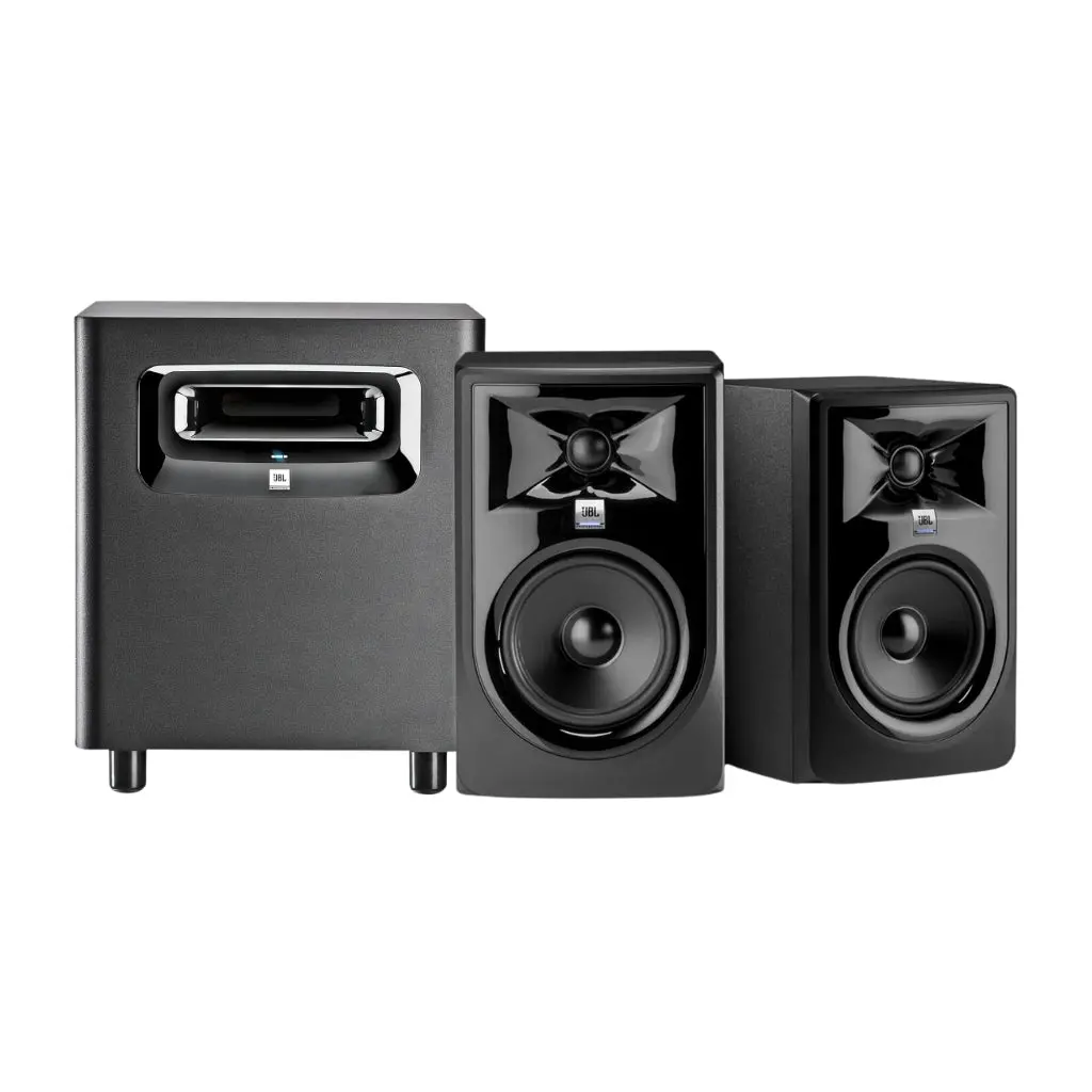 Jbl Lsr308 Mkii 8" Powered Studio Monitor Pair With Lsr310 Sub 1