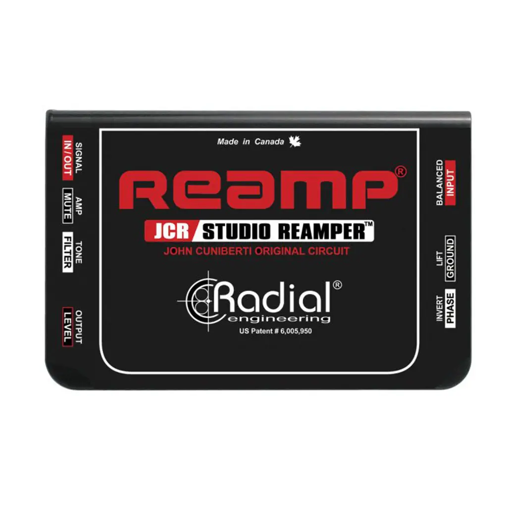 Radial Reamp Jcr - The Original John Cuniberti Re-Amp Box Re-Invented 1