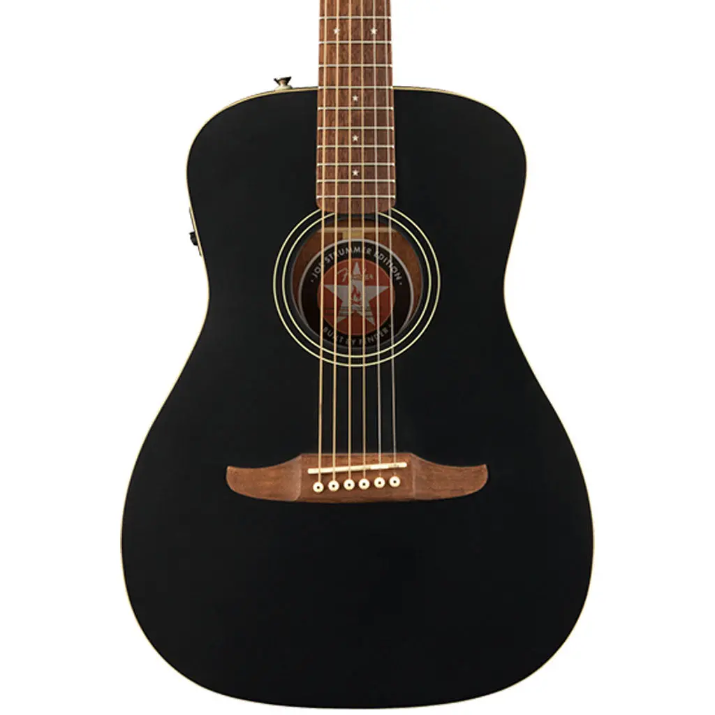Fender - Joe Strummer Campfire - Walnut Fingerboard - Matte Black 1