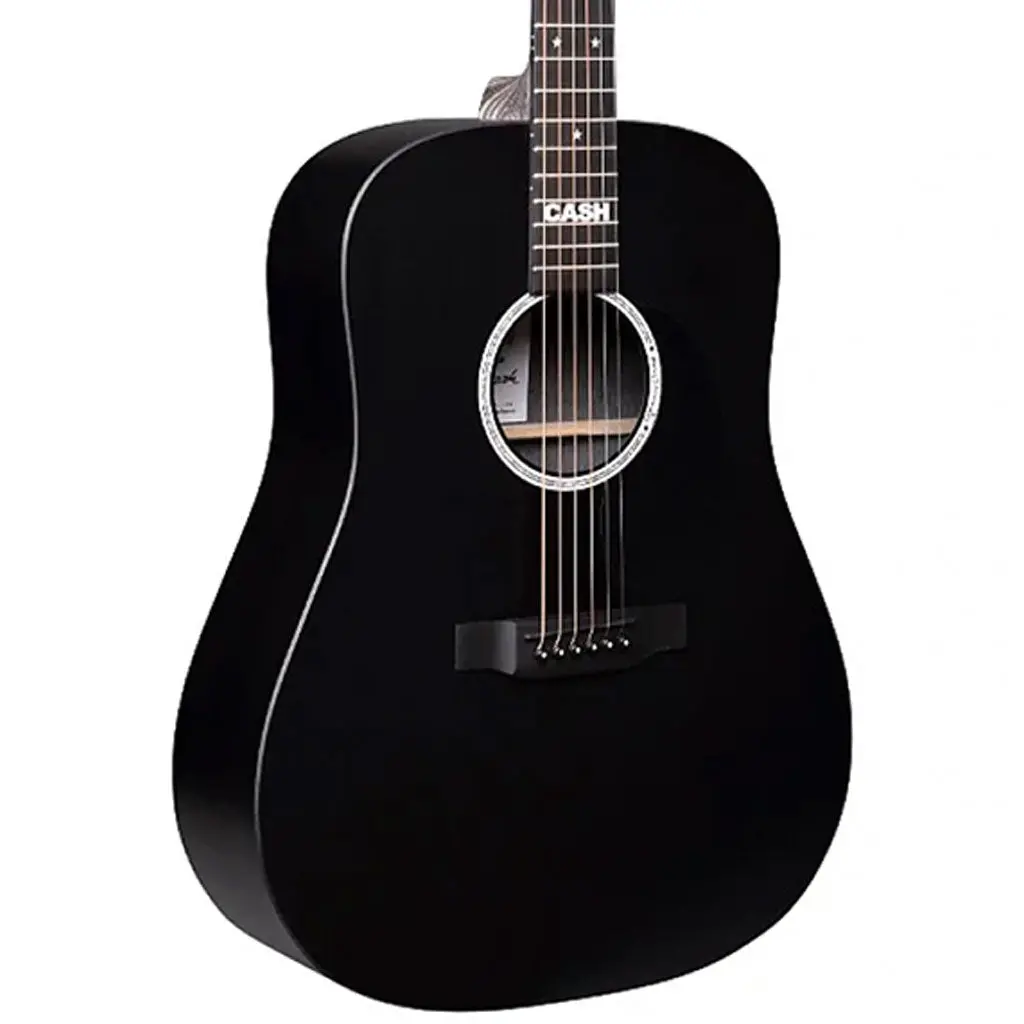 Martin Dx Johnny Cash Guitar - Jett Black 1