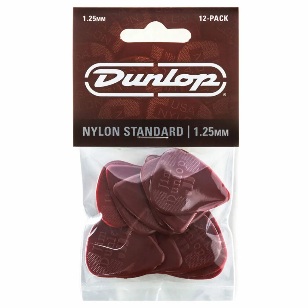 Jim Dunlop Nylon Standard Pick - 1.25Mm - 12 Pk. 1