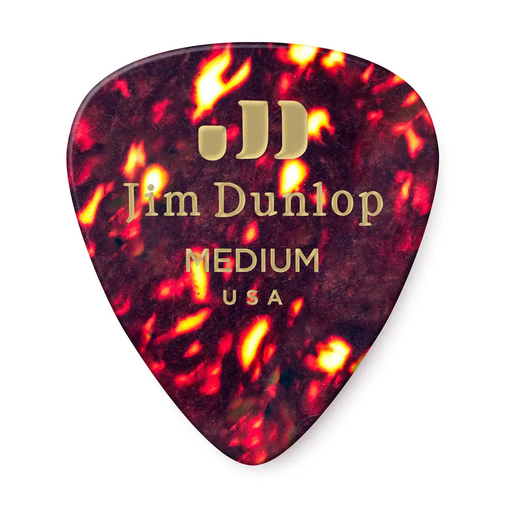 Dunlop Celluloid Shell Picks 12Pk - Medium 1