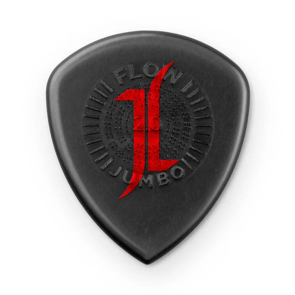 Jim Dunlop Jeff Loomis Custom Flow Jumbo Black Pick Players Pack 1