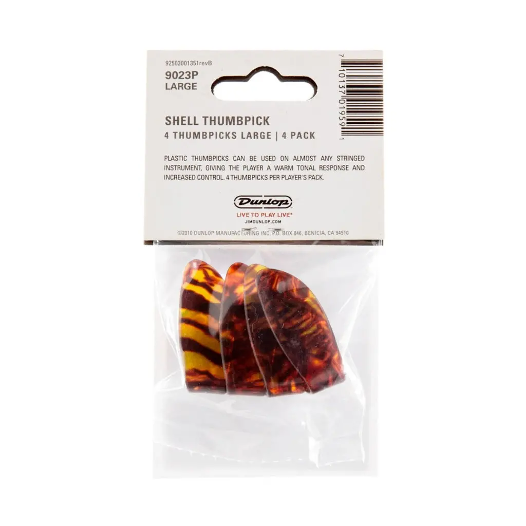 Dunlop Jptpls - Large Thumb Picks Tortoise Shell Player Pack 2