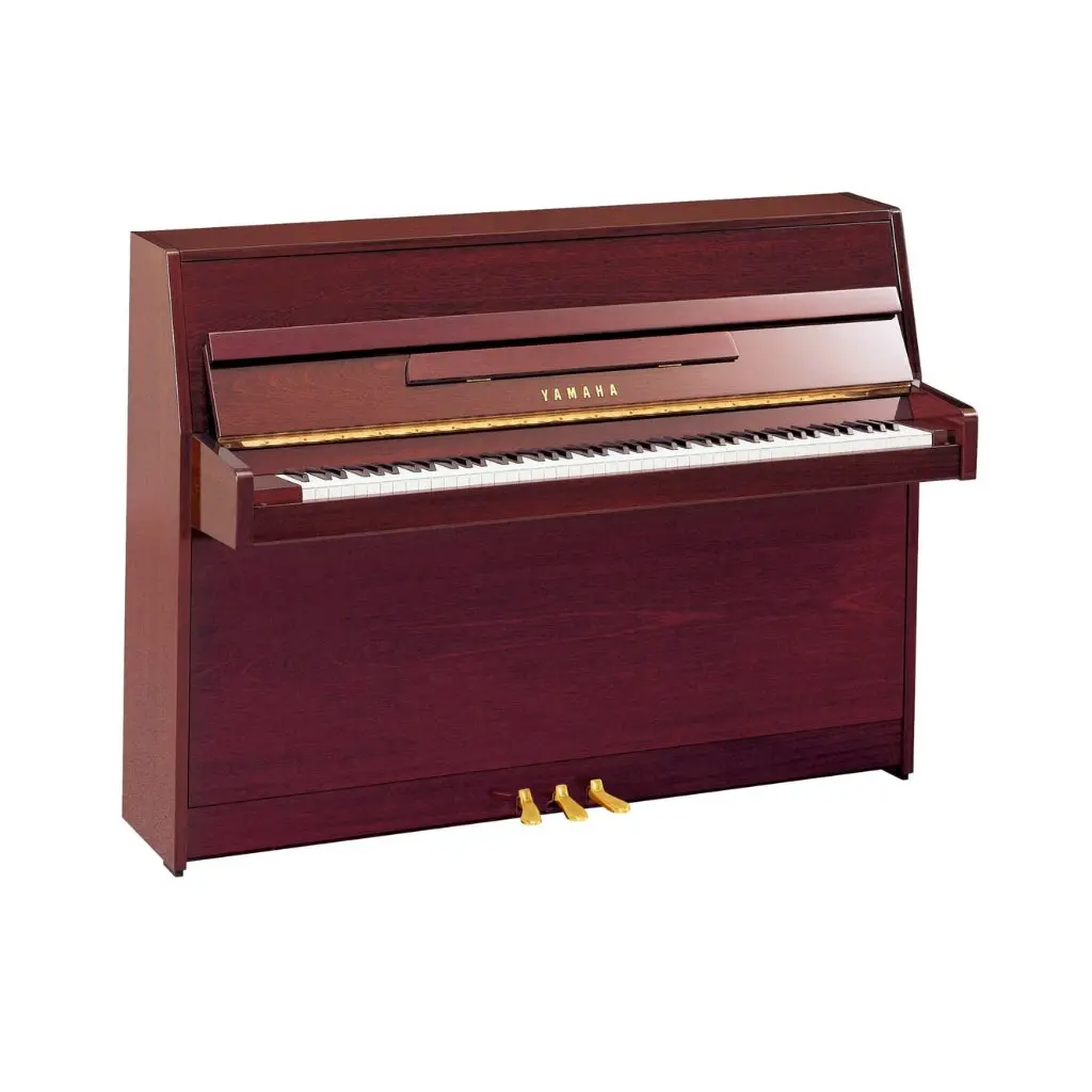 Yamaha Ju109sc3pm 109Cm Upright Piano With Sc3 Silent System In Polished Mahogany 1