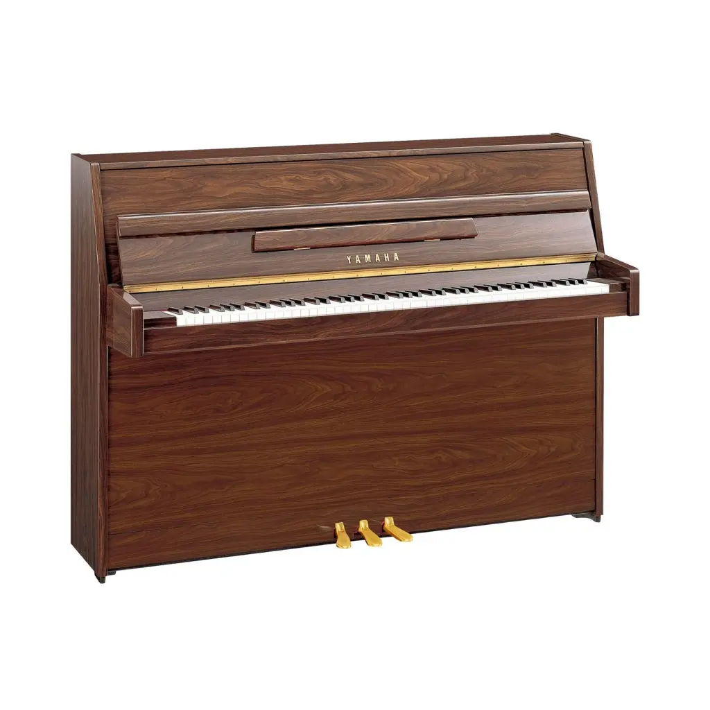 Yamaha Ju109sc3pw 109Cm Upright Piano With Sc3 Silent System In Polished Walnut 1
