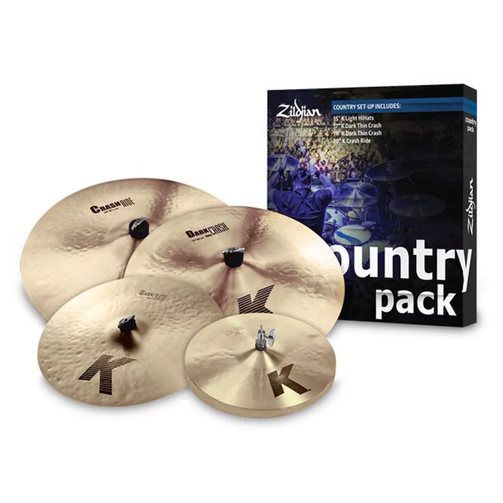 Zildjian K "Country" Cymbal Set - 15" 17" 19" 20" 1