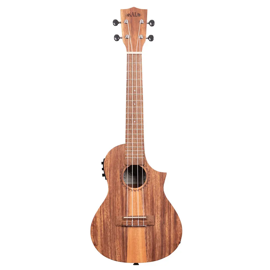 Kala Concert Ukulele With Cutaway + Eq - Teak 2