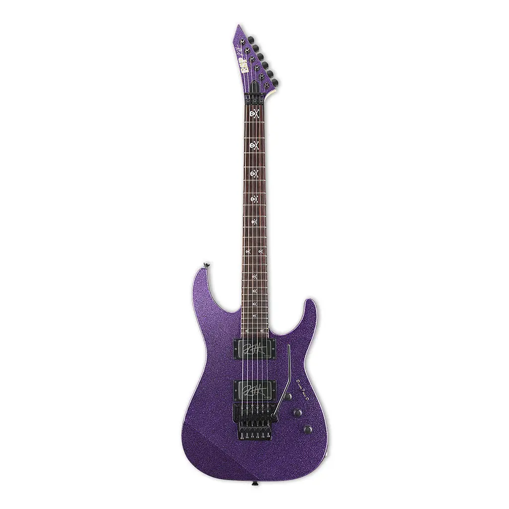 Esp Custom Shop Kh-2 Kirk Hammett Signature Electric Guitar Purple Sparkle 2