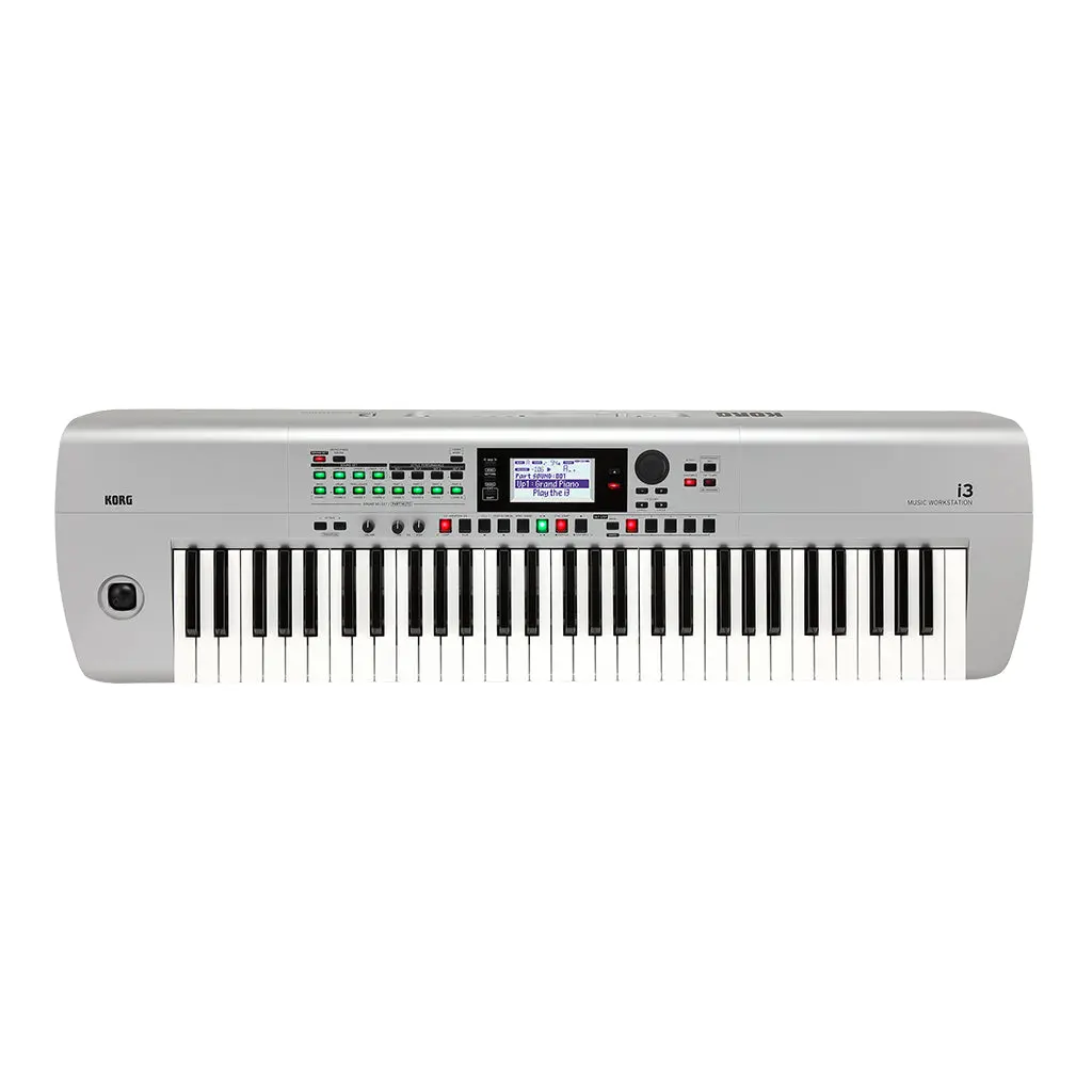 Korg I3 61 Key Workstation Silver 1