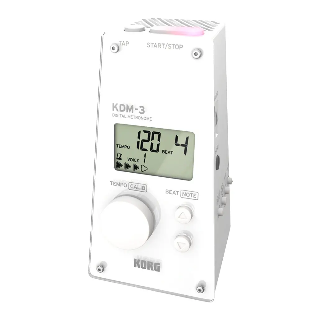 Korg Kdm-3 Digital Metronome White 1