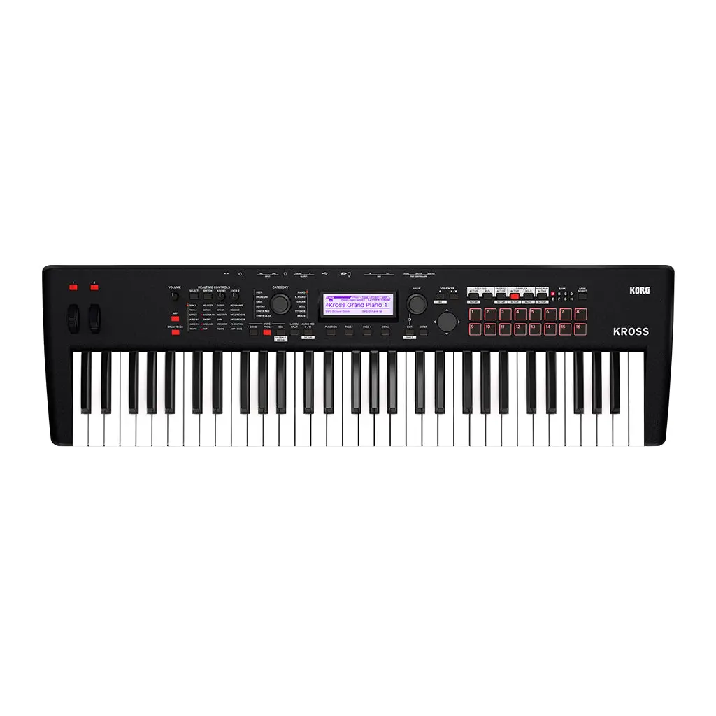 Korg Kross 2 61 Note Synth Black 1