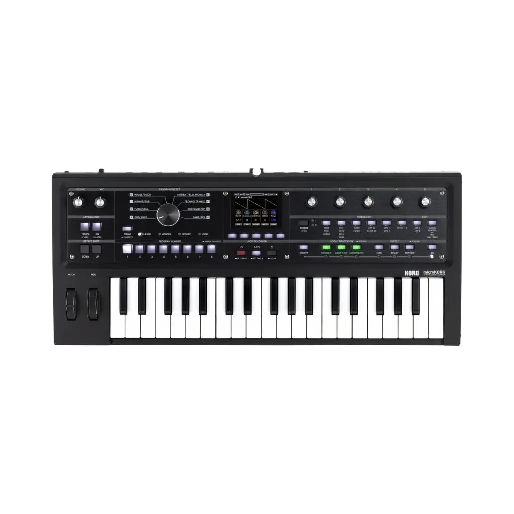 Korg Limited Edition Microkorg 2 Synthesizer Vocoder Black 1