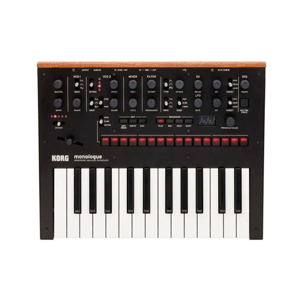 Korg Monologue Monophonic Analog Synthesizer Black 1