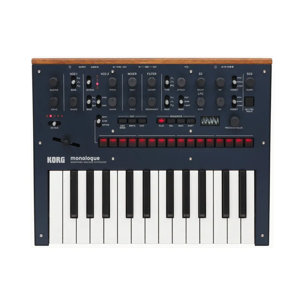 Korg Monologue Monophonic Analog Synthesizer Blue 1