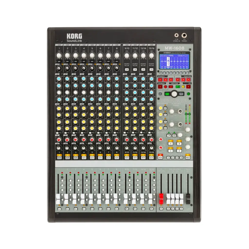 Korg Mw1608 16Ch Hybrid Mixer 1
