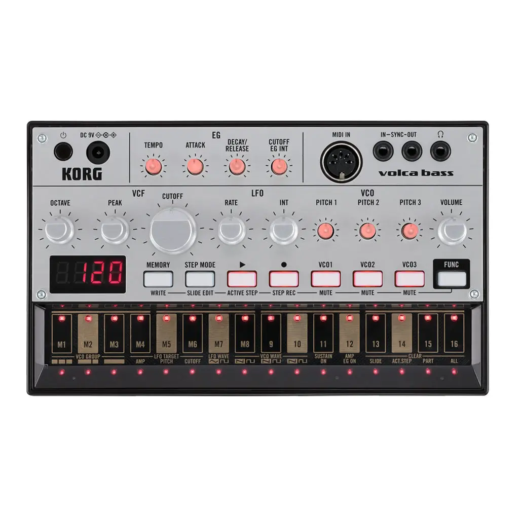 Korg Volca Bass Analog Bassline Synthesizer 1