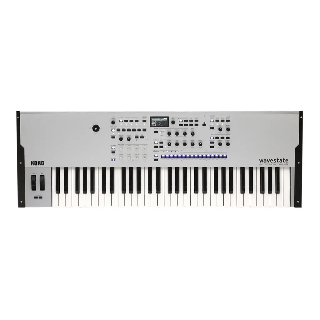 Korg Wavestate Se 61 Note Wave Sequencing Synth With Case Platinum 1