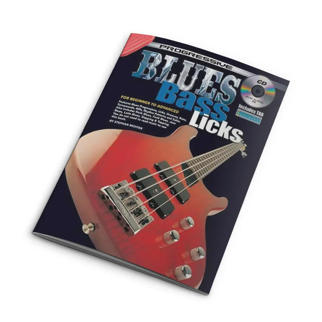 Progressive Blues Bass Licks Book 1