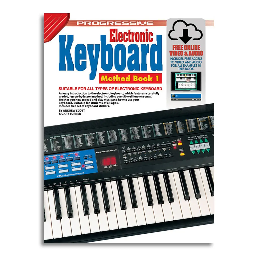 Progressive Keyboard Method Book 1 /Online Video & Audio 1