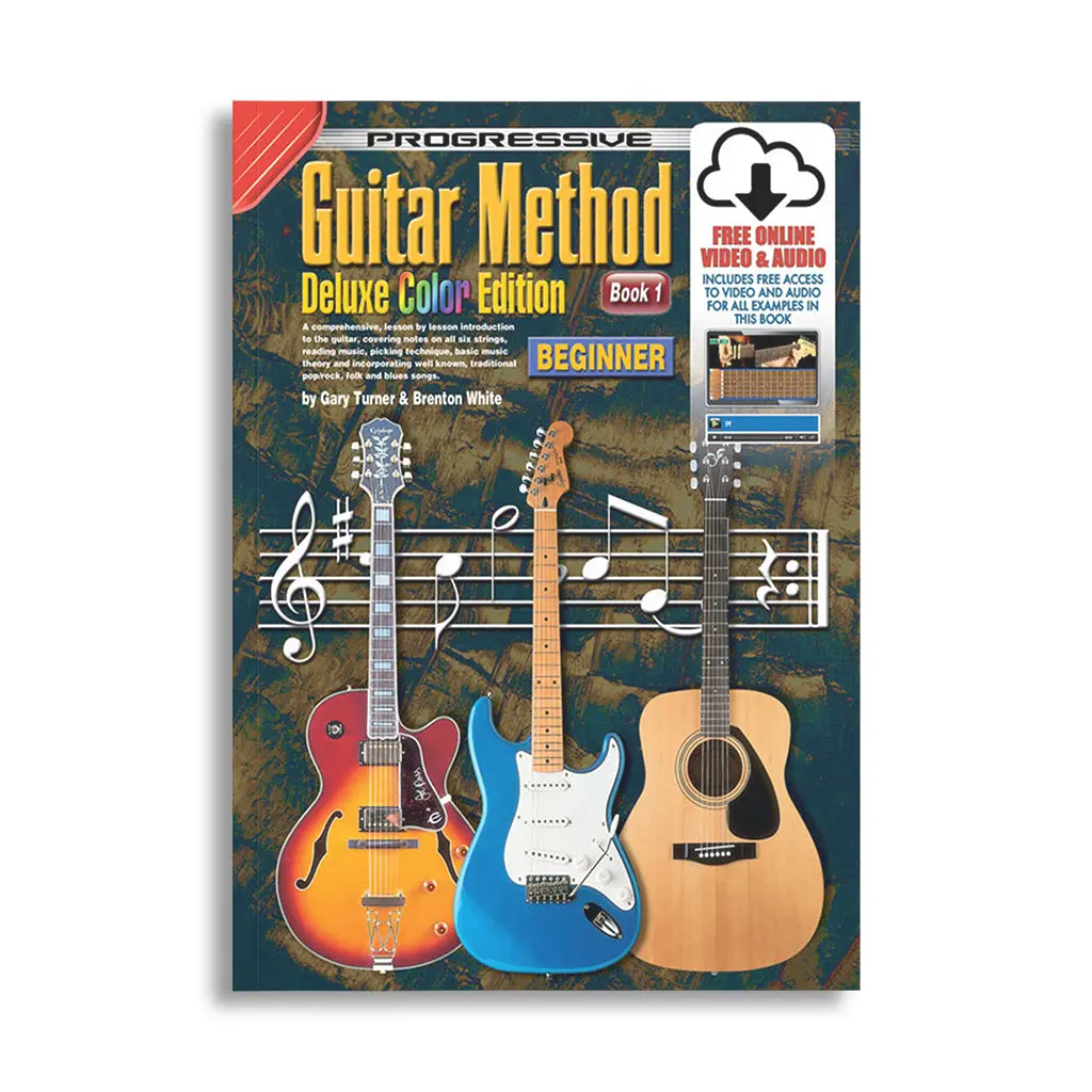 Progressive Guitar Method 1 Deluxe Edition Book/Online Video & Audio 1